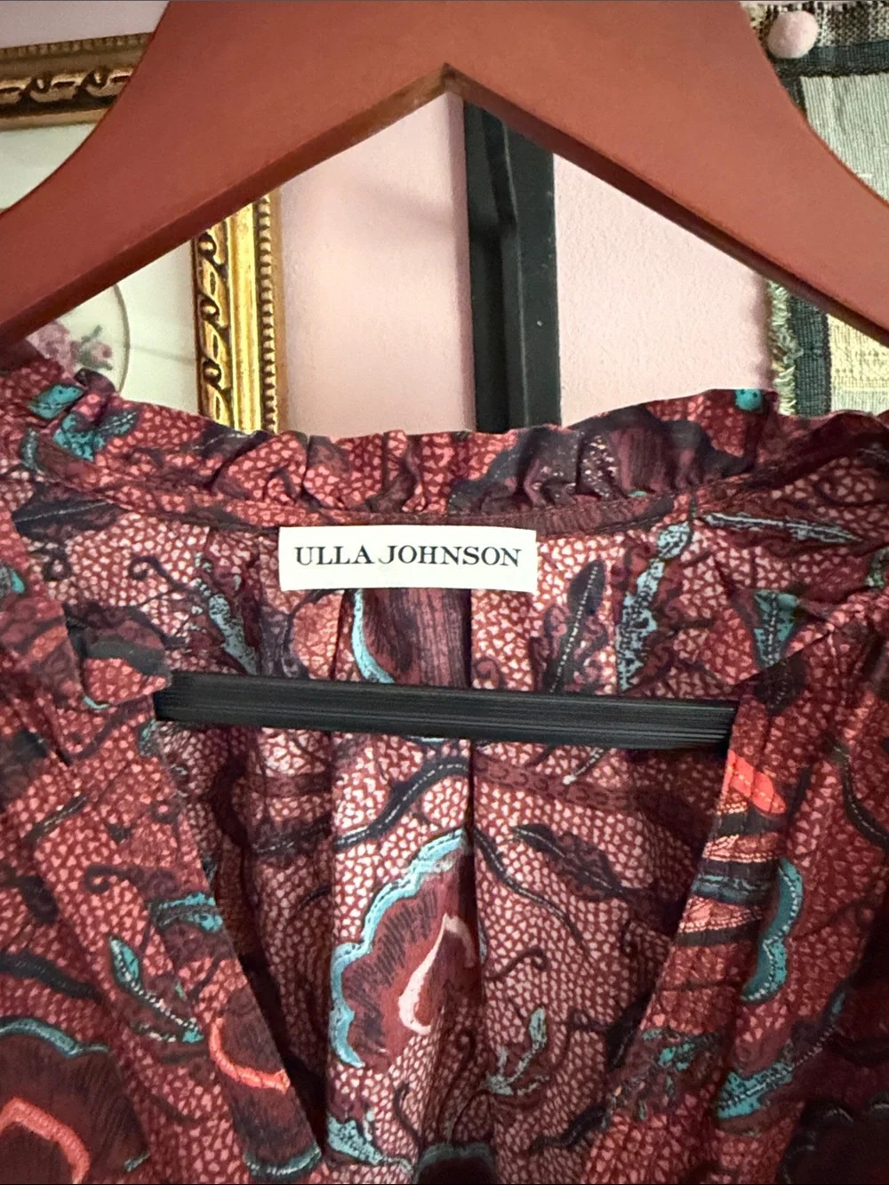 Ulla Johnson Honoria Paisley Tiered Ruffle Mini Dress - Picture 4 of 7